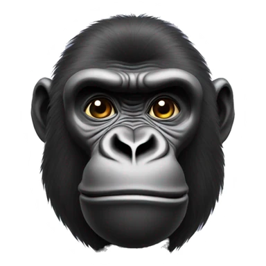 Gorilla heart sticker