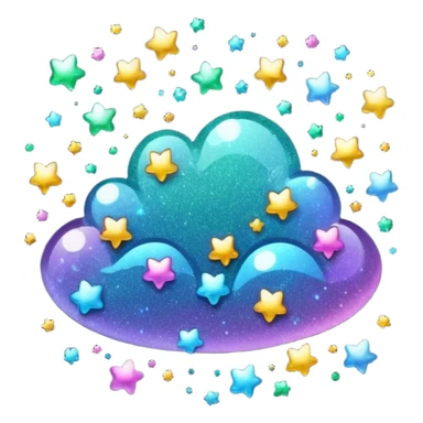 Glitter killer sticker