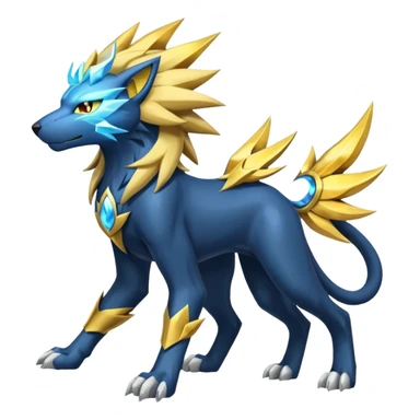 Luxray-Manectric-Solgaleo-fusion sticker