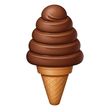 chocolate ice cream sticker