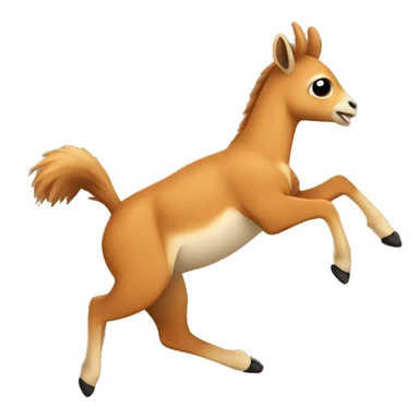 jumping vicuna sticker