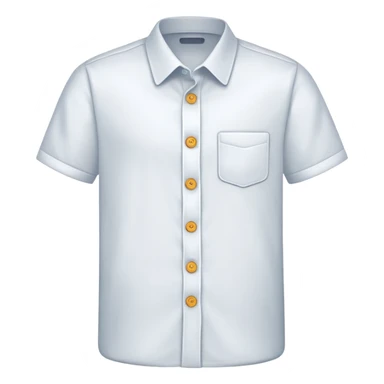 shirt with visible buttons sticker