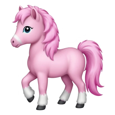 pink pony sticker