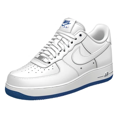White Nike af1s  sticker