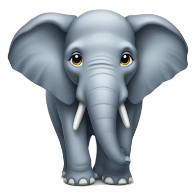 Elephant wearing tshirt  sticker
