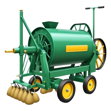 agricultural seeding machine, farm equipment for planting seeds sticker