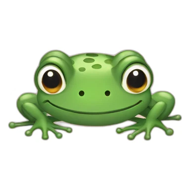 Frogs with blush  sticker