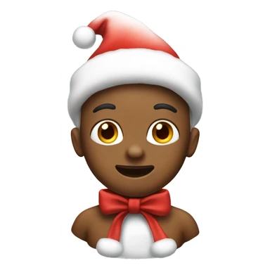cute christmas emoji sticker