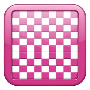 chessboard pink sticker