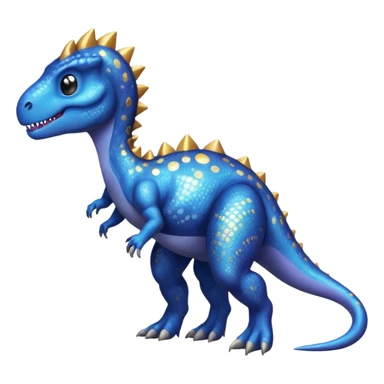 A magical dinosaur. A space dinosaur. sticker