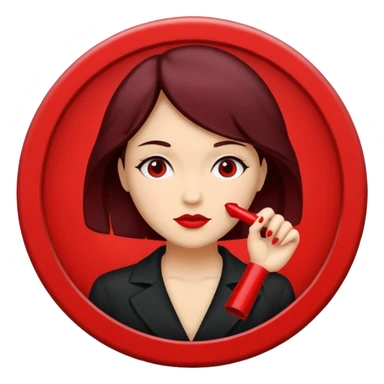 prohibition sign for female sticker