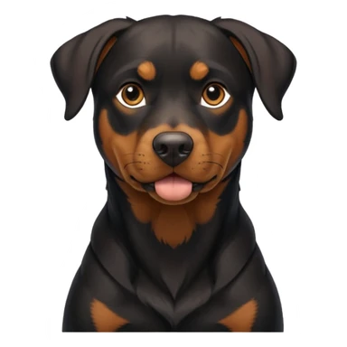 black and tan doberman rottweiler mix sticker