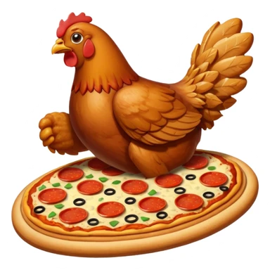 chicken wings and pizza sticker