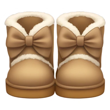 cute uggs with bows sticker