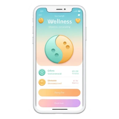 Wellness app sticker