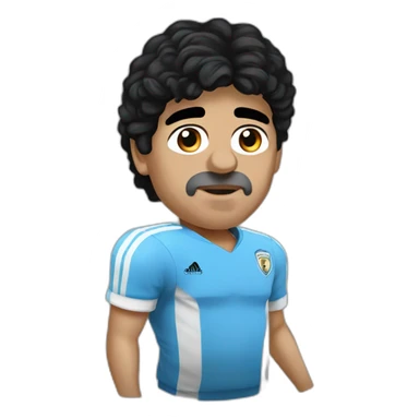 Diego maradona sticker
