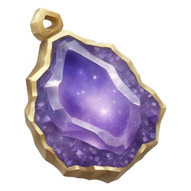 crystal geode amulet sticker