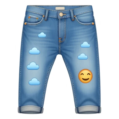 sky-blue jeans sticker