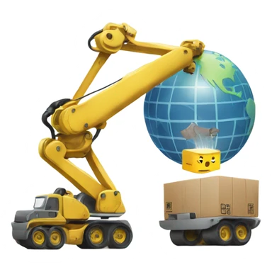 Global supply chain bot sticker