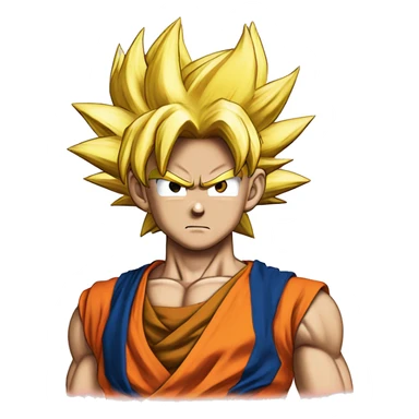 Goku super sayan rose sticker