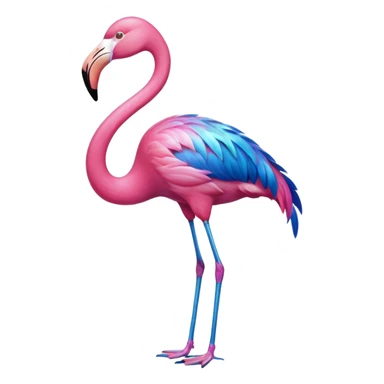 Blue Flamingo 🦩 sticker