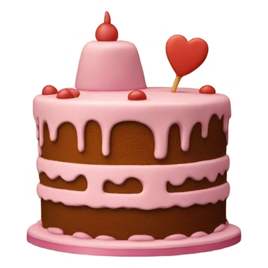 Cake with the letter G on it sticker