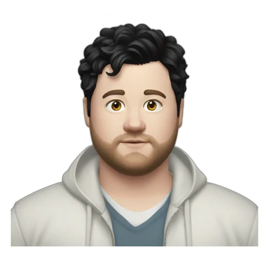 Paul Walter Hauser black hair sticker