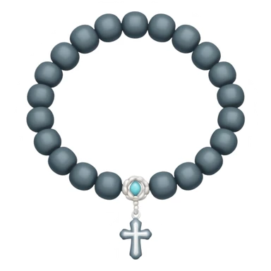 white prayer bead thread  sticker