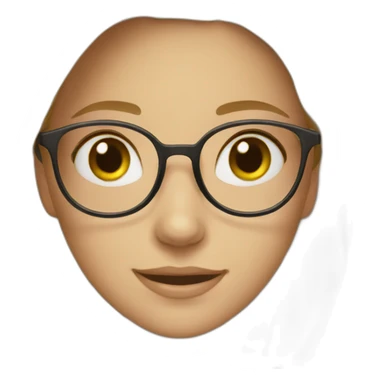 Girl-Blonde-glasses-smile sticker