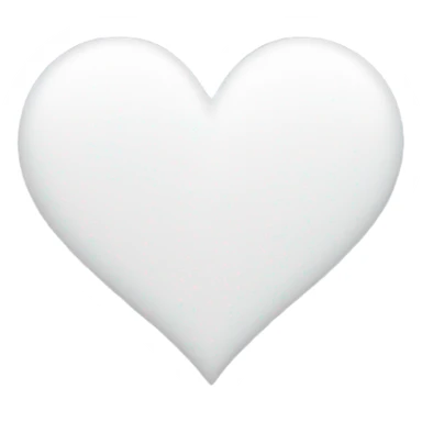 support heart white sticker