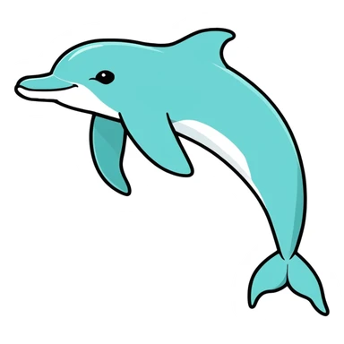 Dolphin sticker