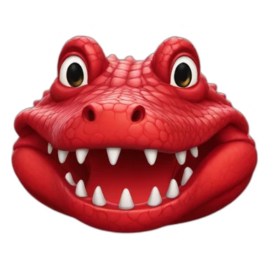 red alligator sticker