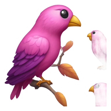 Colas de chapaña rosada sticker