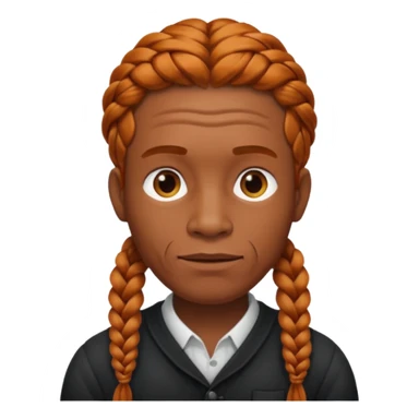 thick very hardginger braids man old sticker