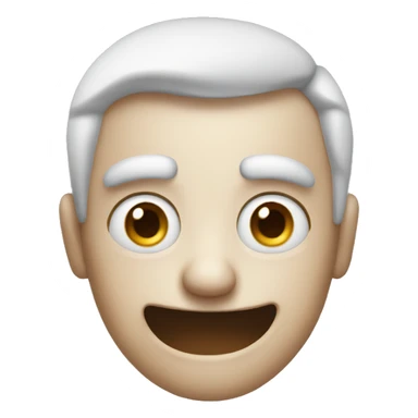 emoji that is half mad half happy sticker