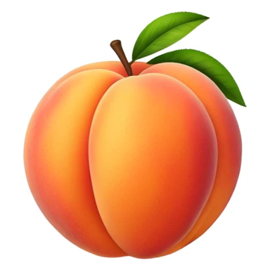 peach fruit sticker