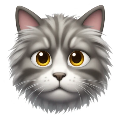 Cat shivering in cold sticker