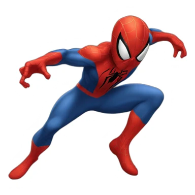 Spiderman in run a Indian road sticker