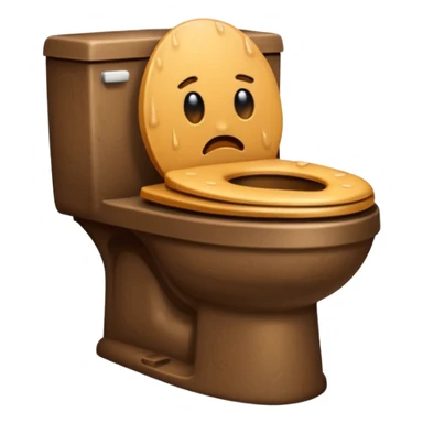 Shit in the toilet sticker