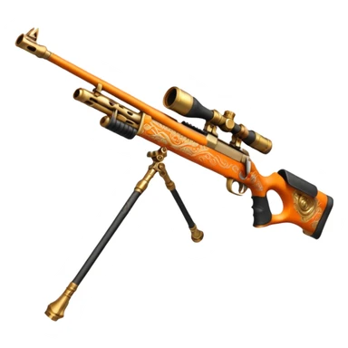 the Dragon lore skin from CSGO on the AWP sticker