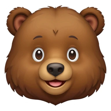 emoji bear grizzly sticker