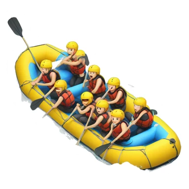 rafting sticker