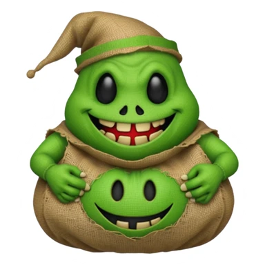 create Oogie boogie From nightmare before Christmas As Emojis that don’t already exists. sticker