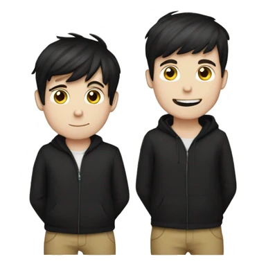 dan and phil sticker