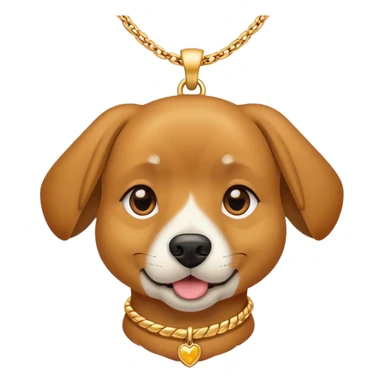 dog wear bwcklace sticker