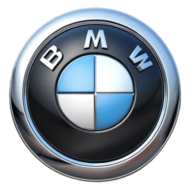 BMW logo emoji 3d 4k qualit sticker
