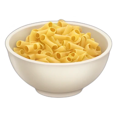 Kawaii bowl of pasta sticker