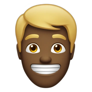 Sarcastic smile sticker