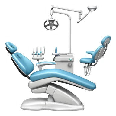 Un sillón dental completo sticker