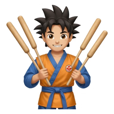 songoku drummer sticker